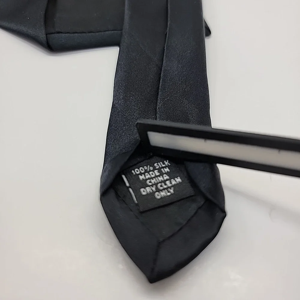 Vintage 2001 ACME Studios × Karim Rashid Silk Tie Black Multicolor Icons Postmod